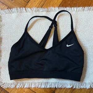 Black Nike sports bra size XS